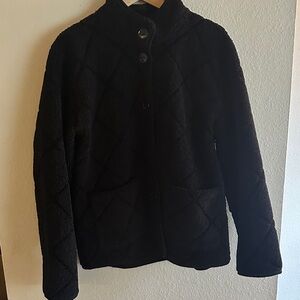 Lauren Ralph Lauren Black Textured Jacket